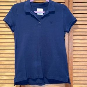 American eagle navy collar shirt